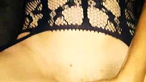 i used her rough in stockings, stretching every hole, milf with natural tits.