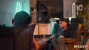 Twins And Brother Engage In Wild Orgy With Three Cocks