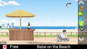 babe chilling on the beach 😎