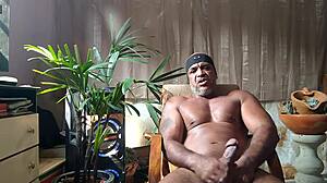 Pornstar Brasil - Brazilian Bear Kojac Solo Handjob