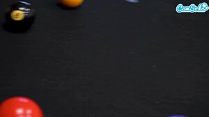 hot amateur lesbians fucking on pool table before finals?