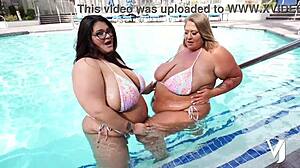 Hey man, watch these monster titty twins Veronica, Jasmine, and Raven Belle drain me dry