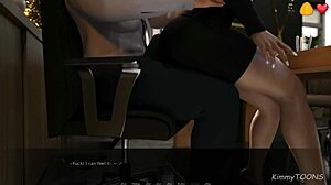 Hey Kimmytoons, fingering that big boob secretary at work?