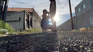 public pussy eating and car sex