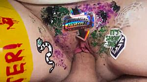 beetlejuice masturbation and hot sex with toys and slaps 😈