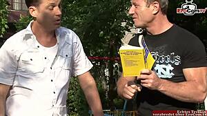 hairy asian girl shouts, fuck my ass on the street!