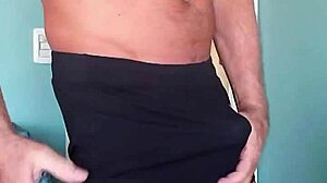 Pervy papifachero loves feeling his bulge in his muscle alive shorts so nice and soft the cotton feels great against hi