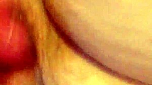 Rubbing my hairy pussy again for intense masturbation