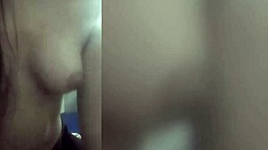 homemade sex with cute 18-year-old girl riding fat cock and having anal orgasm