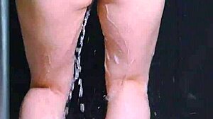 College Latina's Soapy Shower with Big Ass Bouncing