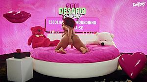 A Gorgeous Brunette From Brazil Masturbates Passionately Until She Reaches Orgasm.