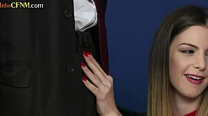 Ebony in wedding dress jerks old cock in wild 3some with friend