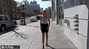 i caught russian milf angelina bonnet flashing tits outdoors