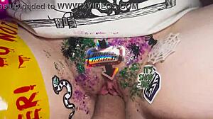 beetlejuice masturbation and hot sex with toys and slaps 😈