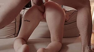 Wow, Huge Cum Blast on Redheaded Cutie!