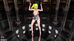 Azur Lane St. Louis dances half nude