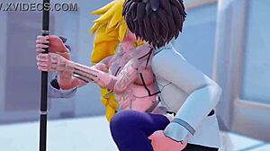 jeanne darc creampie in wild hentai sex!