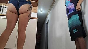 I Felt So Wild Fucking My Friend’s Hard Cock While Husband Was Away. The Risk Made Me Moan Louder!