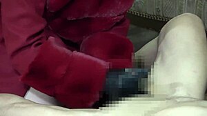 Japanese Mistress Mona DOMINATES with CBT and Handjob.