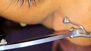 BBW Swallows Milk with Her Massive Big Tits on Display