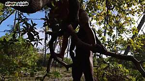 Who’s This Brazilian Slut Getting Intense Anal in Paradise?!