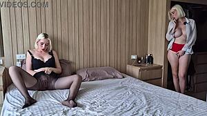 Spying on Masturbating Stepsister Seducing Me in Tights