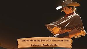 Muscular Bodybuilder Moans During Intense Solo Orgasm Session