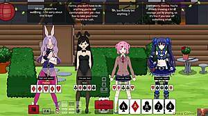 Strip Poker Turns Wild with Her Naughty Self-Touch