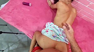 Com Minha Enteada Virgem E So No Cuzinho!