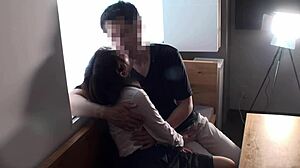 Mature Japanese office lady enjoys hot sex in hotel