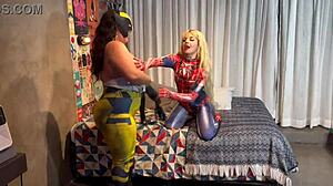 Wolverine e mulher aranha - sem pregas para voltar para casa