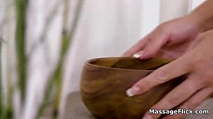 Pawg Masseuse Teases Client's Oily Cock Gently