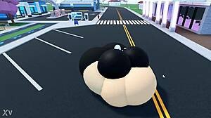 My thicc avatar shakes big ass and tits dancing for you