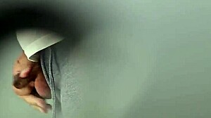 Cruising with Bear in Public Toilets for Intense Bisexual Action