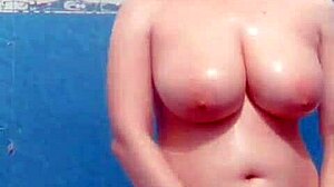 Oh wow, hidden cam catches wife masturbating in bathroom!