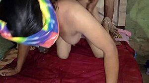 indian desi step brother bangs hot sister in law on bed