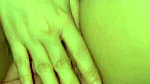 Chubby Asian amateur fingers her tight wet pussy in homemade clip