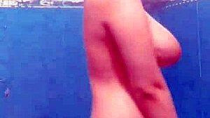 Oh wow, hidden cam catches wife masturbating in bathroom!