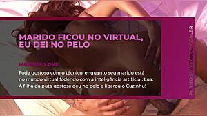 Marido virtual while I get raw deepthroat action