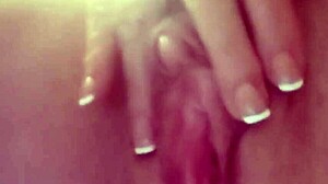 Petite Milf Showcases Impressive Huge Clit in Solo Scene