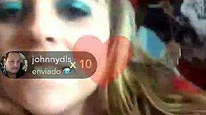 Live webcam sex session continues in part two.