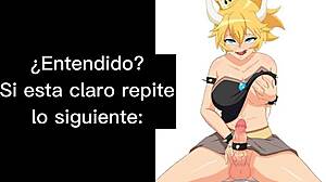 Bowsette Gives Jerk Off Instructions With Cum Eating