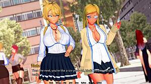 Ever Seen Hot Futa Throat Fucking in Futas World of NTR Episode 4 Gameplay?