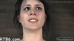 Whipping the beauty's arse roughly