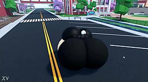 My thicc avatar shakes big ass and tits dancing for you