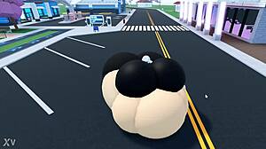 My thicc avatar shakes big ass and tits dancing for you