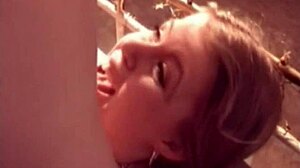 hot teen teases with playful gestures