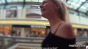 dude, this czech chick got tempted at the mall and screwed hard in pov action