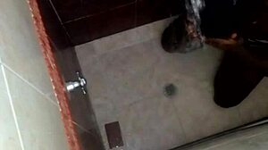 Horny Girlfriend And Friend Use Toys In Bathroom Shower Spy Scene