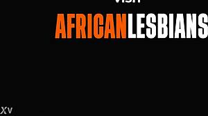 these amateur african ebony lesbians tease each other in the shower. they toy with their pussies